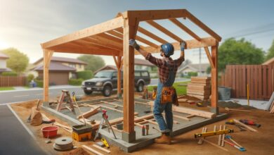 Carport selber bauen DIY