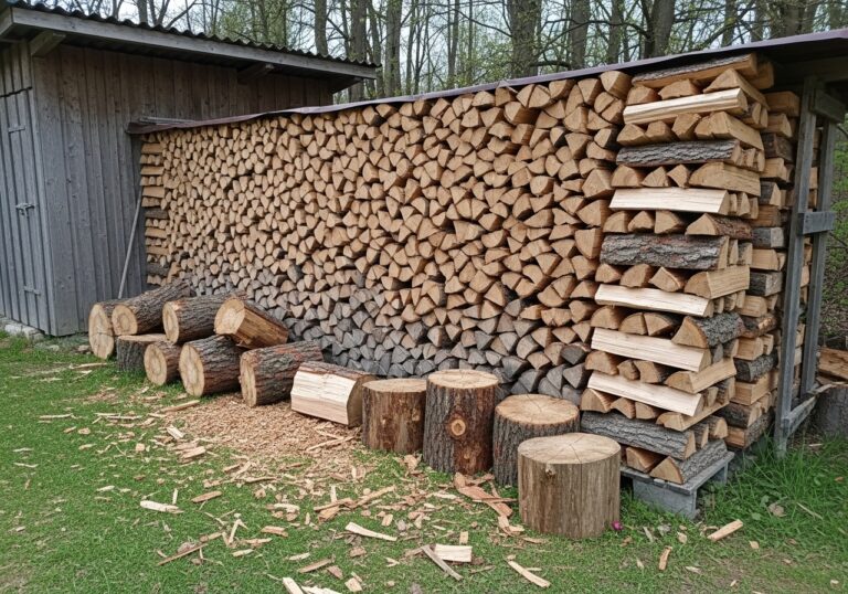 Brennholz richtig stapeln: So trocknet Ihr Holz optimal
