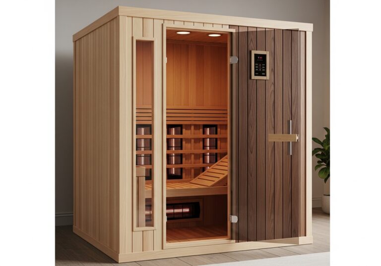 Infrarotkabine aus Holz