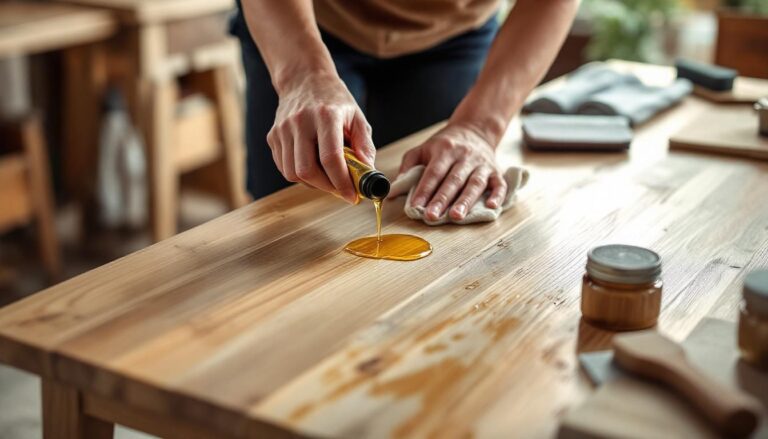 Holzmöbel richtig ölen - So geht's!