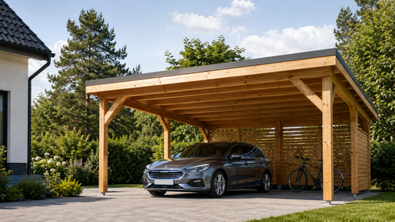 Carport aus Holz