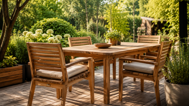 Holz für Gartenmöbel